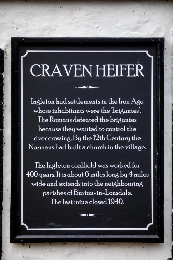 Craven Heifer Ingleton Otel Ingleton  Dış mekan fotoğraf